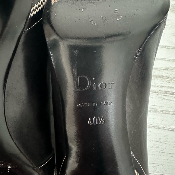 Dior Black Pumps with CD initials. Size 40.5. In very good condition - Picture 9 of 11